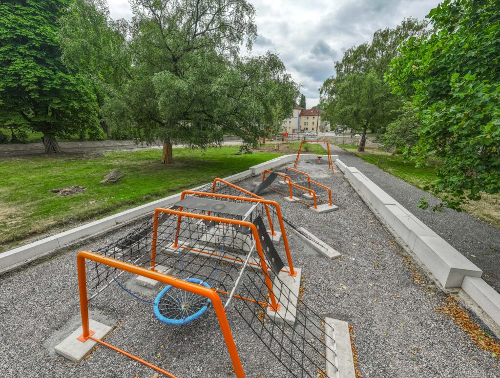 Spielplatz in der Parkanlage Bergelmanns Hof in Herne