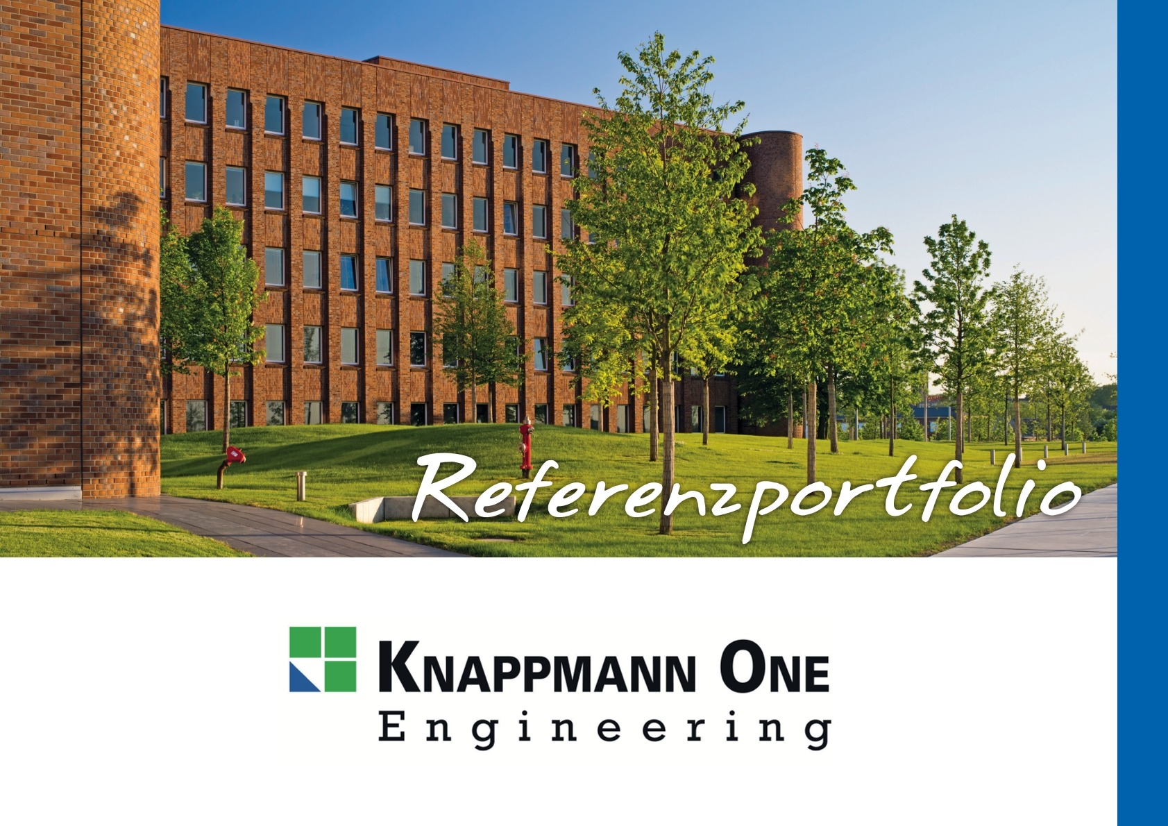 Coverbild vom Referenzportfolio des Ingenieurbürs KNAPPMANN ONE.
