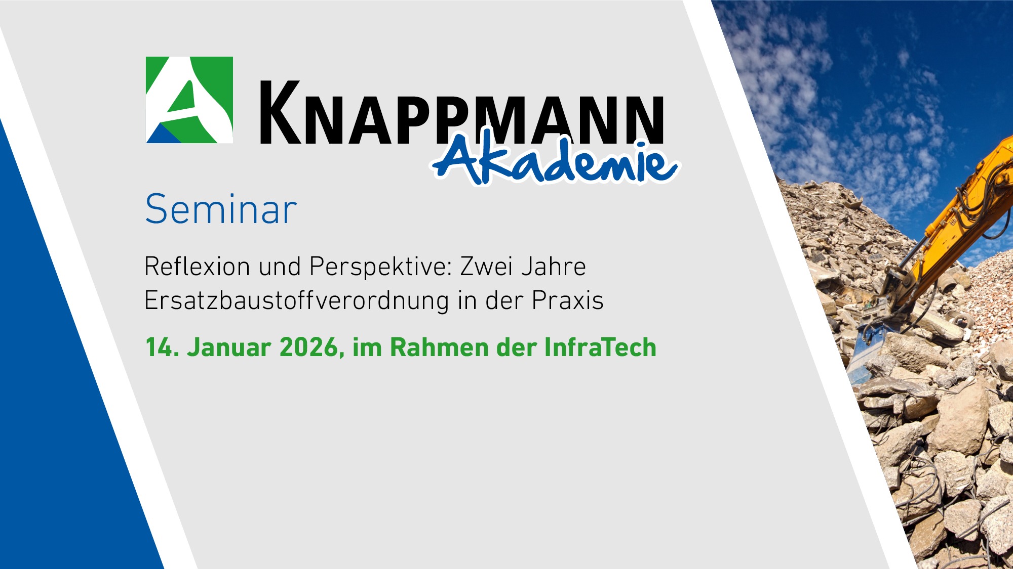Seminar Mantelverordnung EBV Ersatzbaustoffverordnung