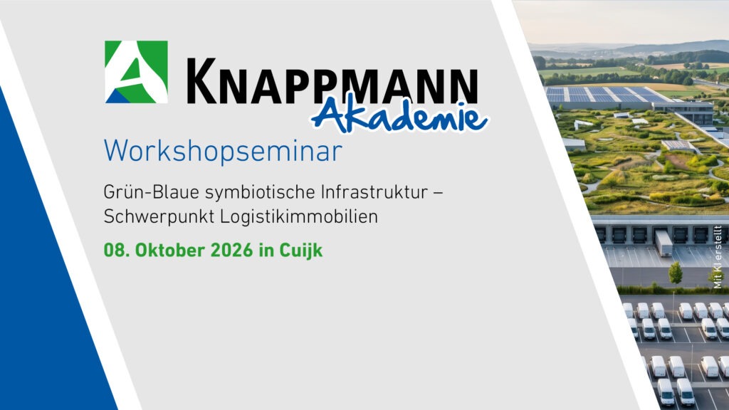 Workshopseminar Grün-Blaue symbiotische Infrastruktur - Schwerpunkt Logistikimmobilien