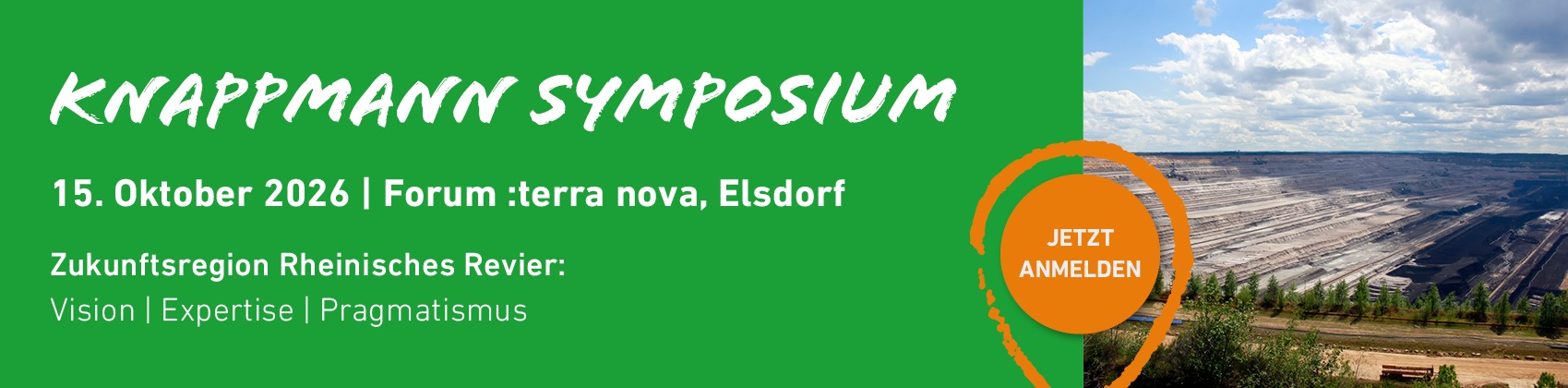 Knappmann Symposium 2026 Zukunftsentwicklung Rheinisches Revier Rheinland