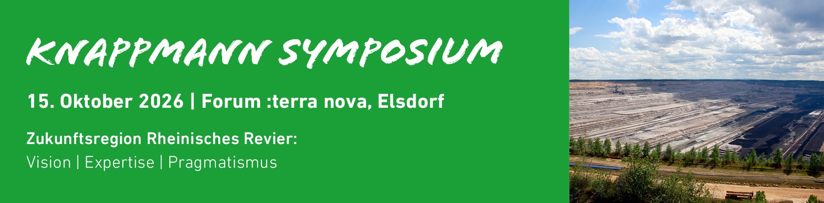 Knappmann Symposium 2026 Zukunftsentwicklung Rheinisches Revier Rheinland