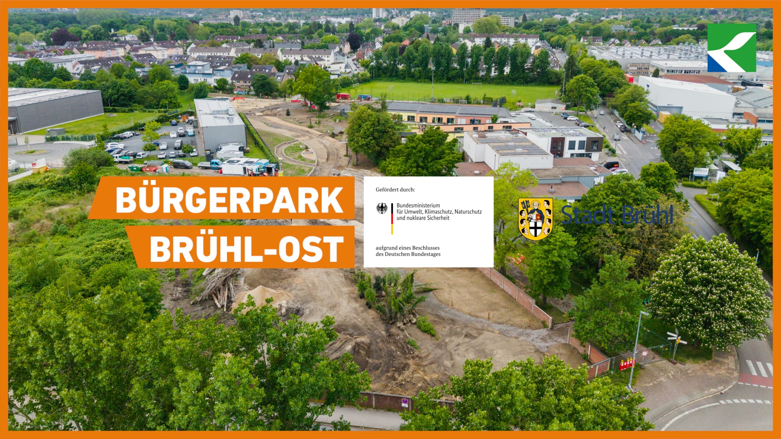 Thumbnail vom Projektvideo Bürgerpark Brühl-Ost