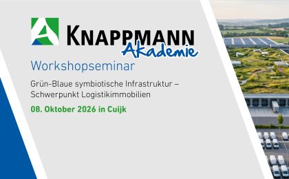 Workshopseminar Grün-Blaue symbiotische Infrastruktur - Schwerpunkt Logistikimmobilien